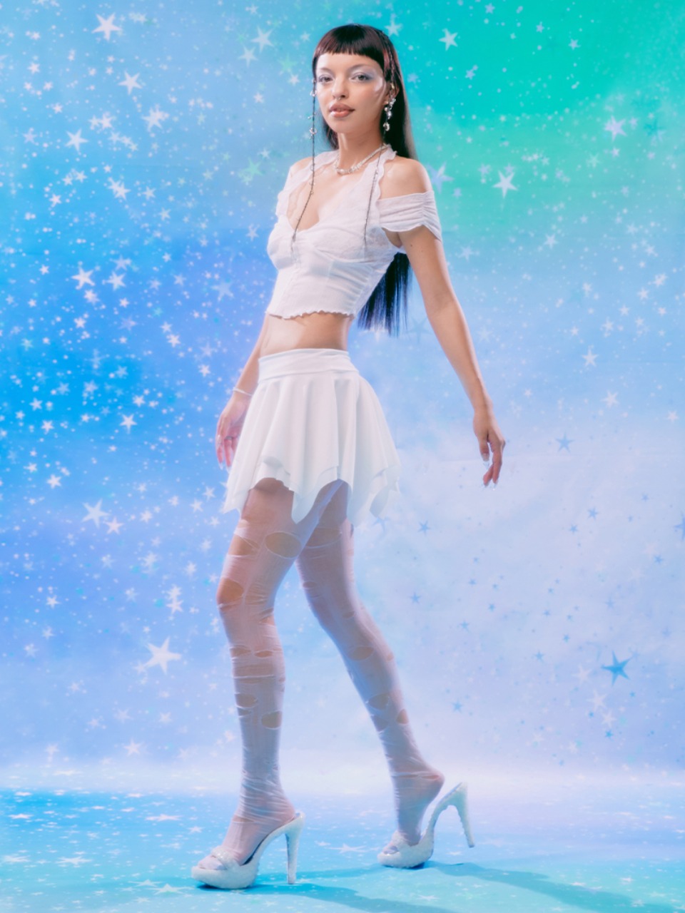 [선미 착용] Fairy Skirt WHITE